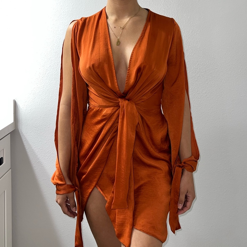 Fashion Nova open sleeve dress